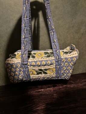 Claire Murray Quilted Cotton Floral Shoulder Bag Purse